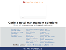 Tablet Screenshot of keeptracksolutions.com